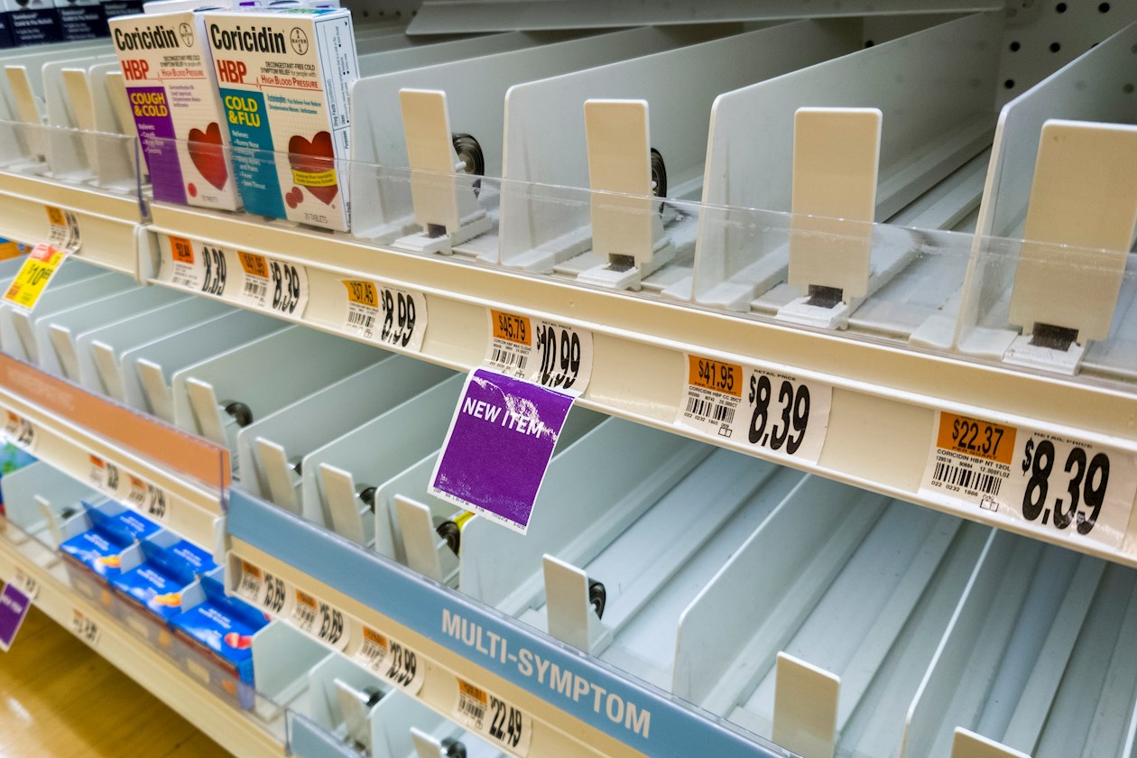 No es la primera vez que se han visto las estanterías vacías en los supermercados de EE.UU.