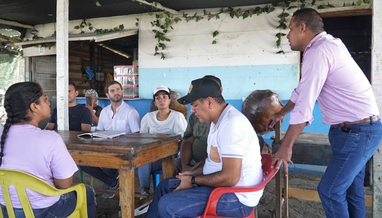 Socialización con la comunidad de Puerto Mocho.