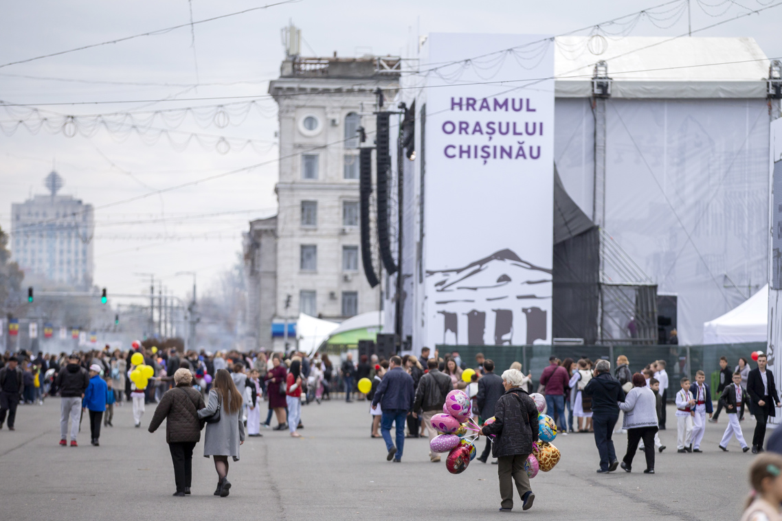 Celebraciones del día de la ciudad de Chisinau.
