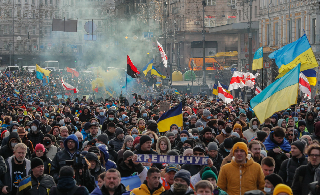 Manifestaciones  en Ucrania