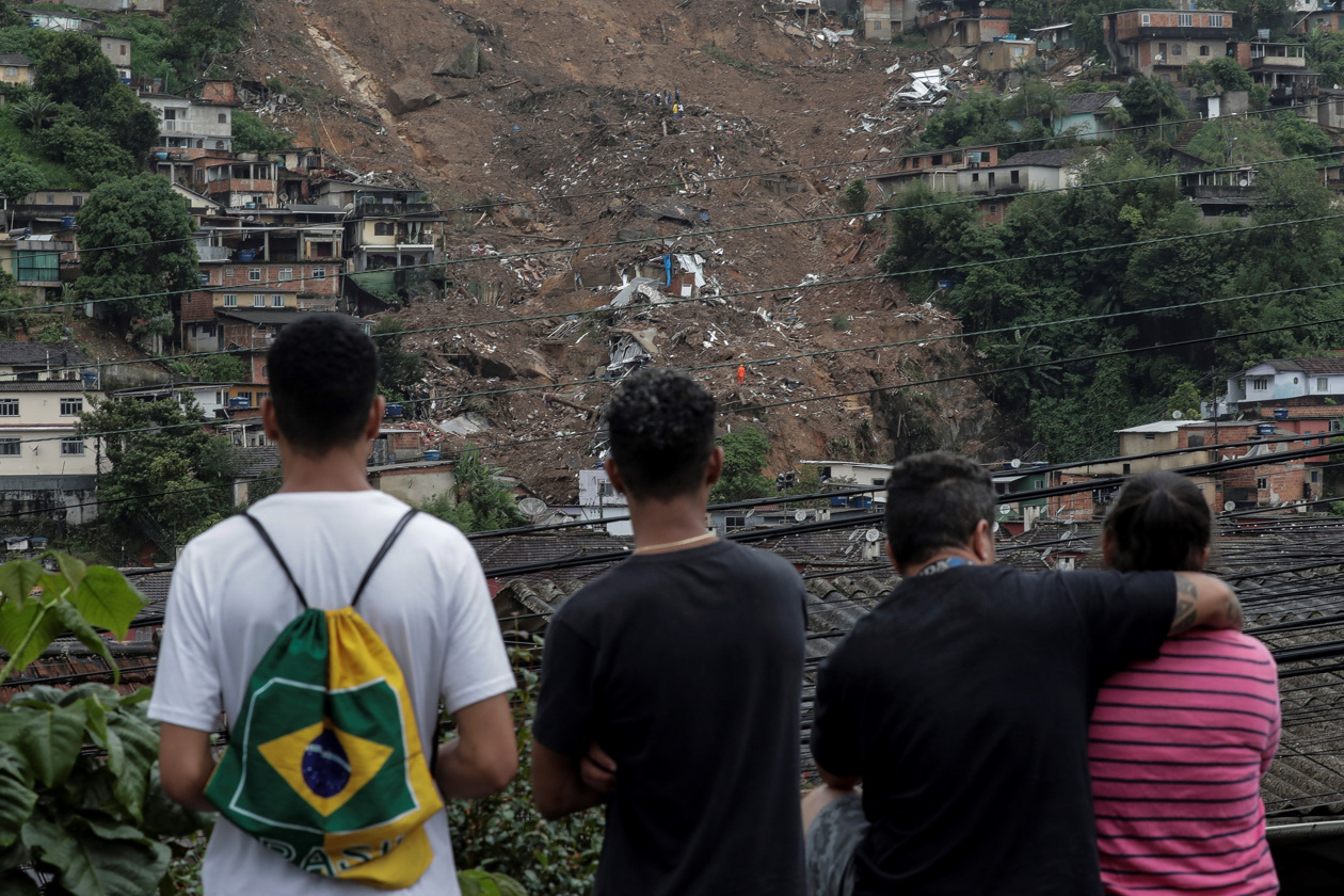 Imágenes de la emergencia en Petrópolis.