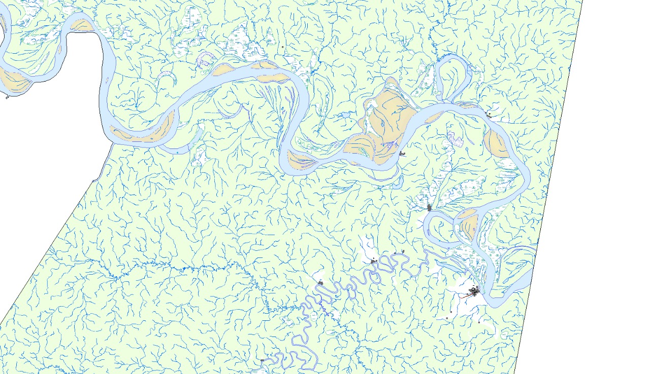 Bases de datos vectoriales, municipio Tarapacá, Amazonas. 