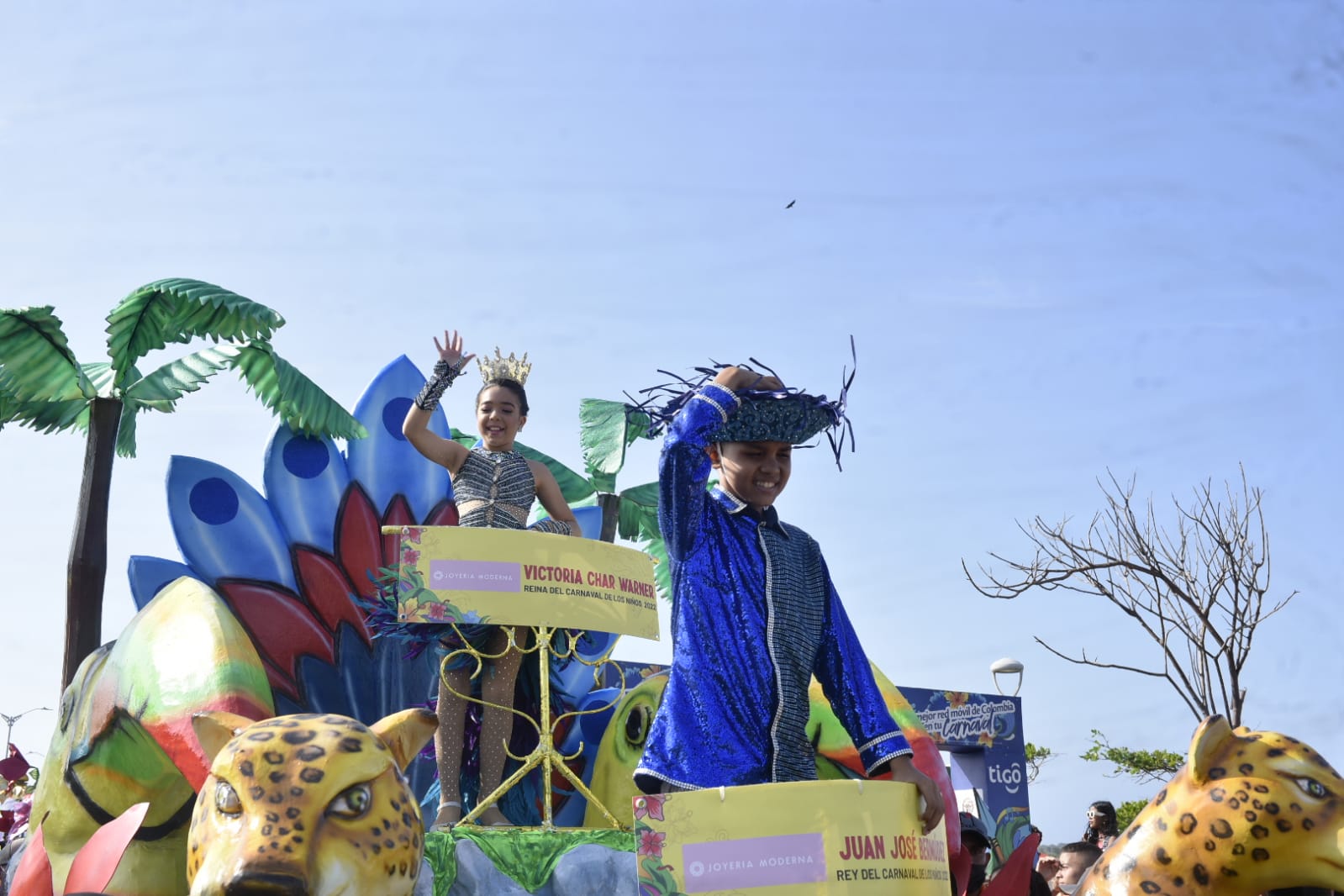 Los reyes infantiles del Carnaval de los Niños.