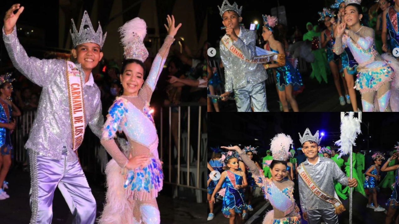 Los Reyes Infantiles del Carnaval de Barranquilla, Victoria Char y Juanjo Bermúdez.