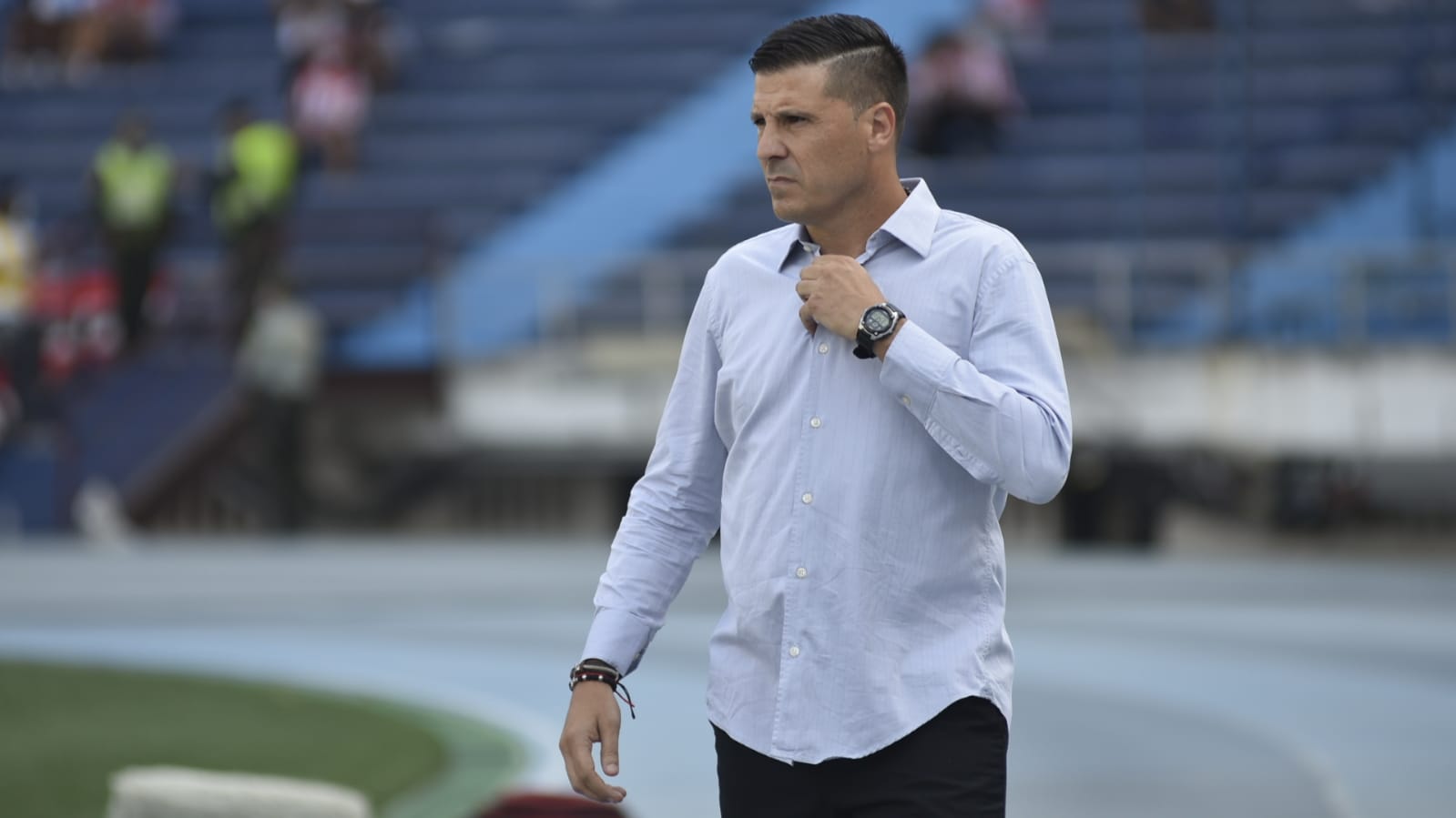 El técnico del Junior, Juan Cruz Real.