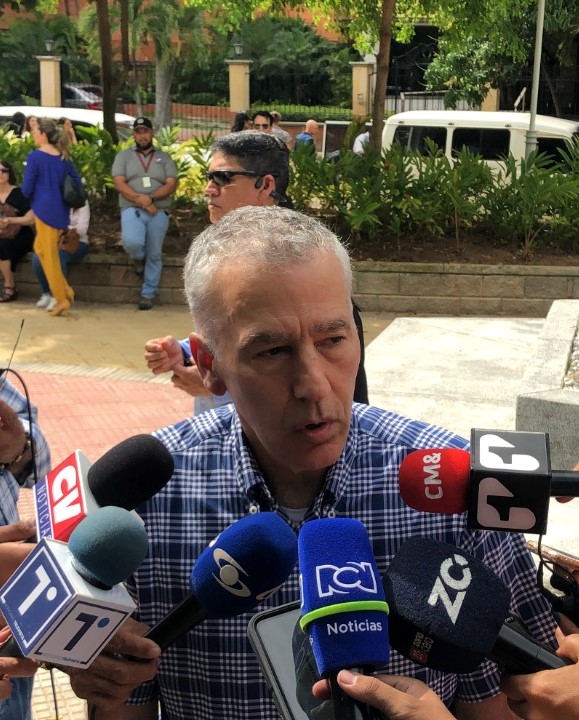 Embajador de los Estados Unidos en Colombia, Philip Goldberg, de visita a Barranquilla.