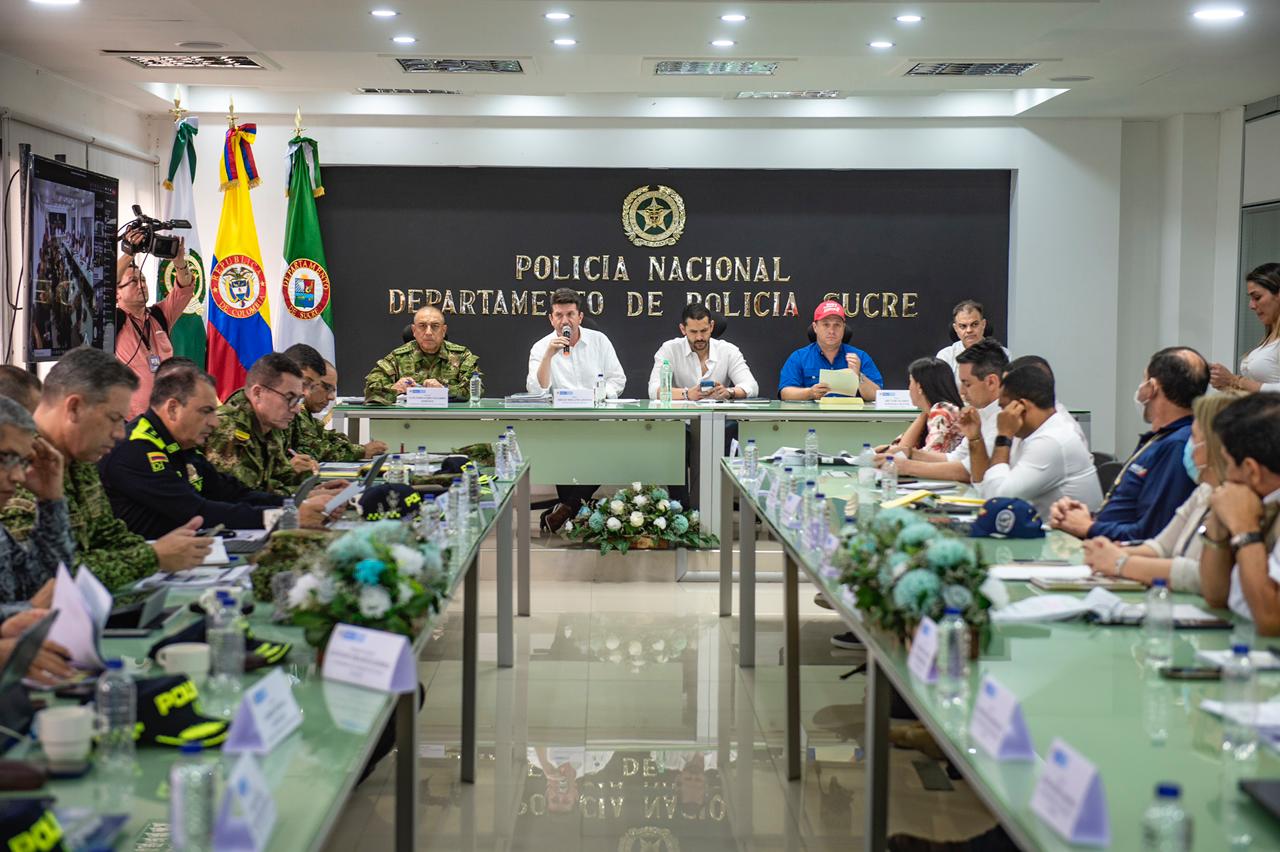 Consejo de Seguridad Regional Electoral realizado esta semana en Sincelejo. 