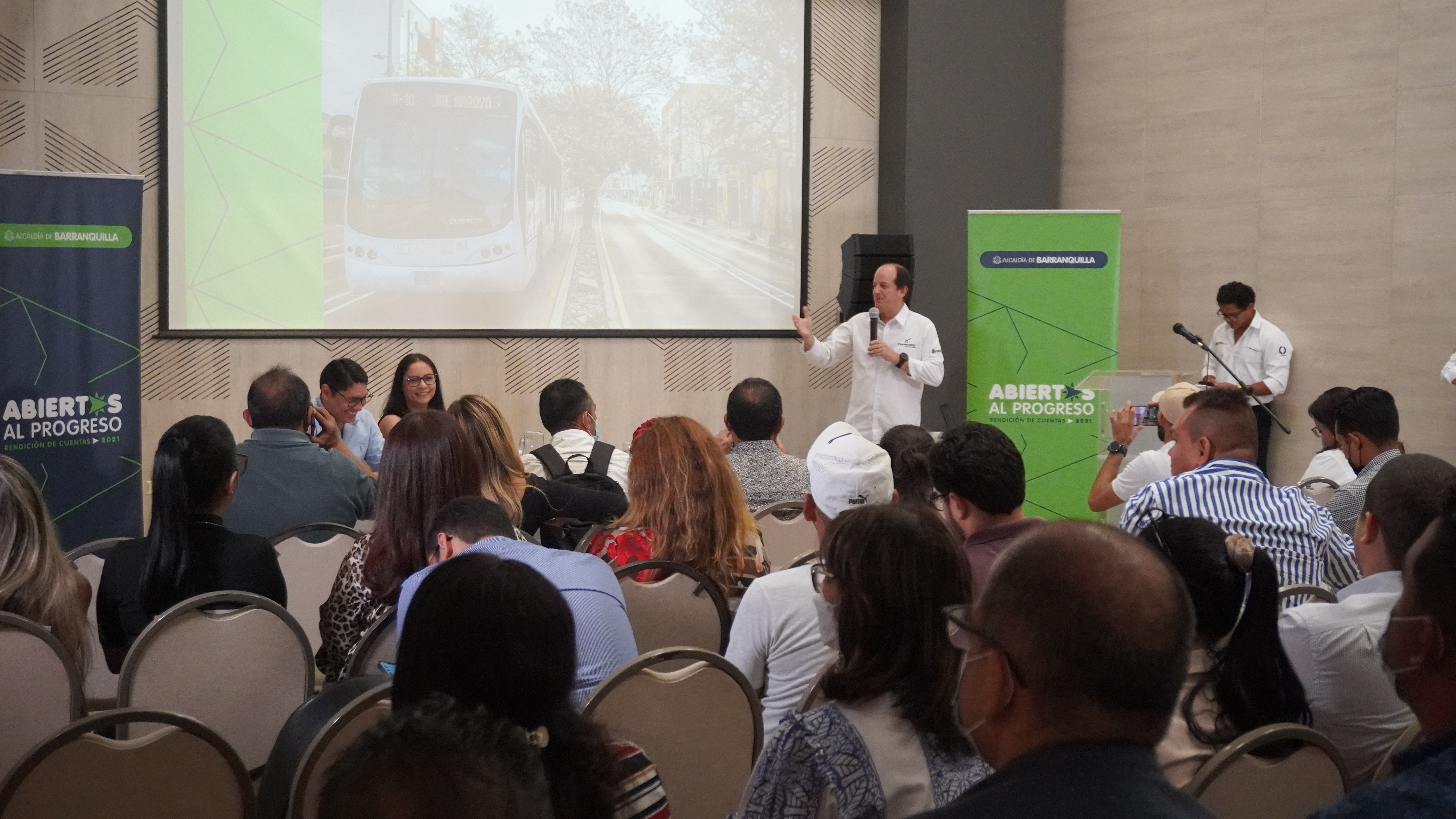 Rendición de cuentas del sector movilidad en Barranquilla.