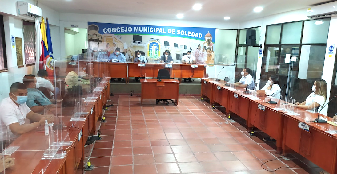 Sesión del Concejo de Soledad.
