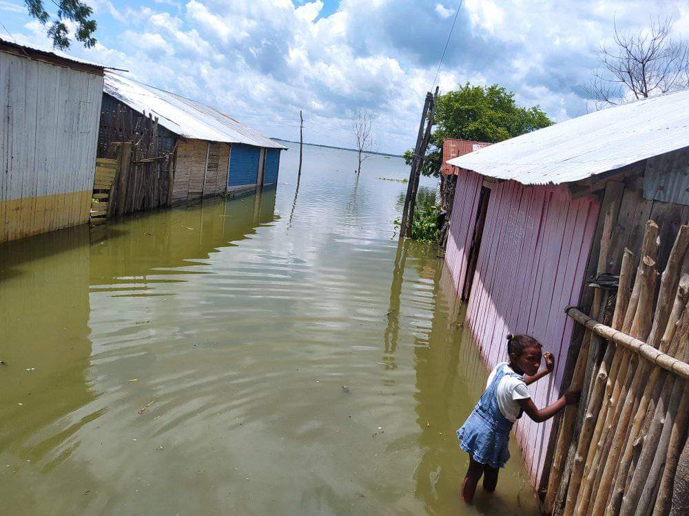 Inundaciones provocadas la creciente de la ciénaga de zapayan por las lluvias de los últimos días y la creciente del río Magdalena