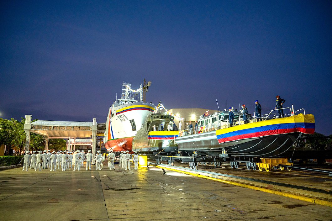 Las embarciones puestas al servicio de la Armada Nacional.