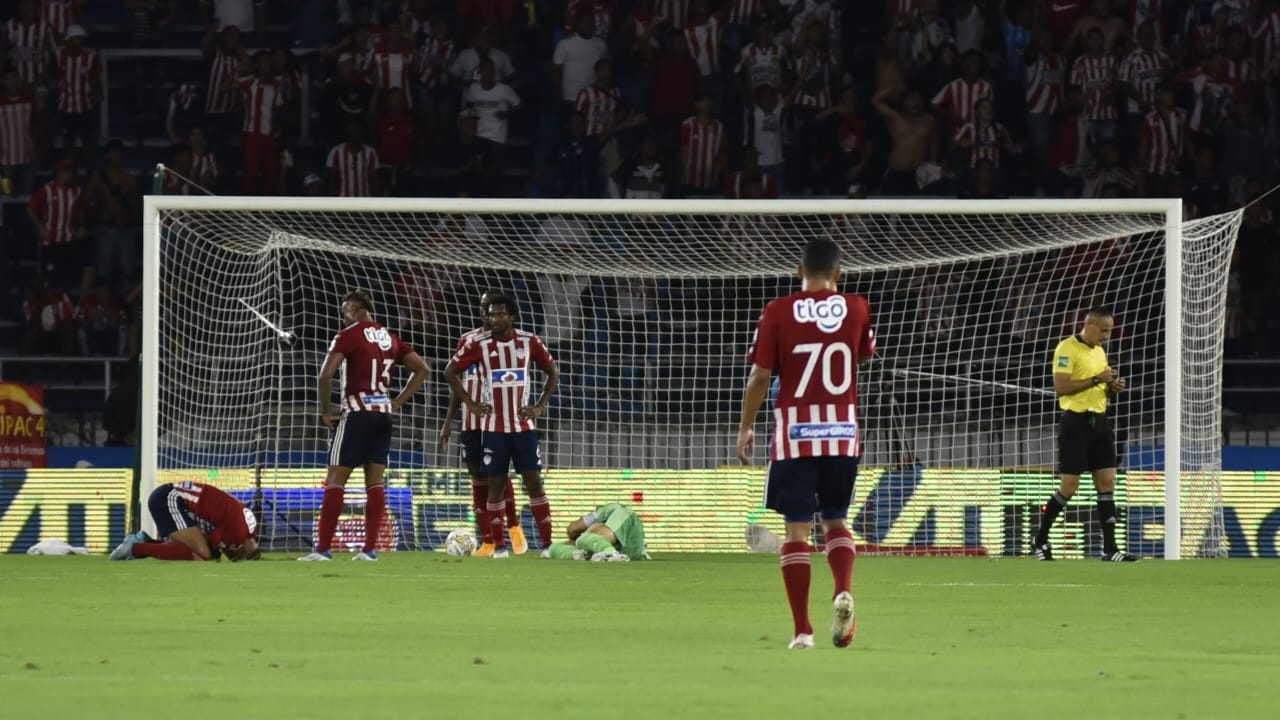 Momento del gol del Unión Magdalena.