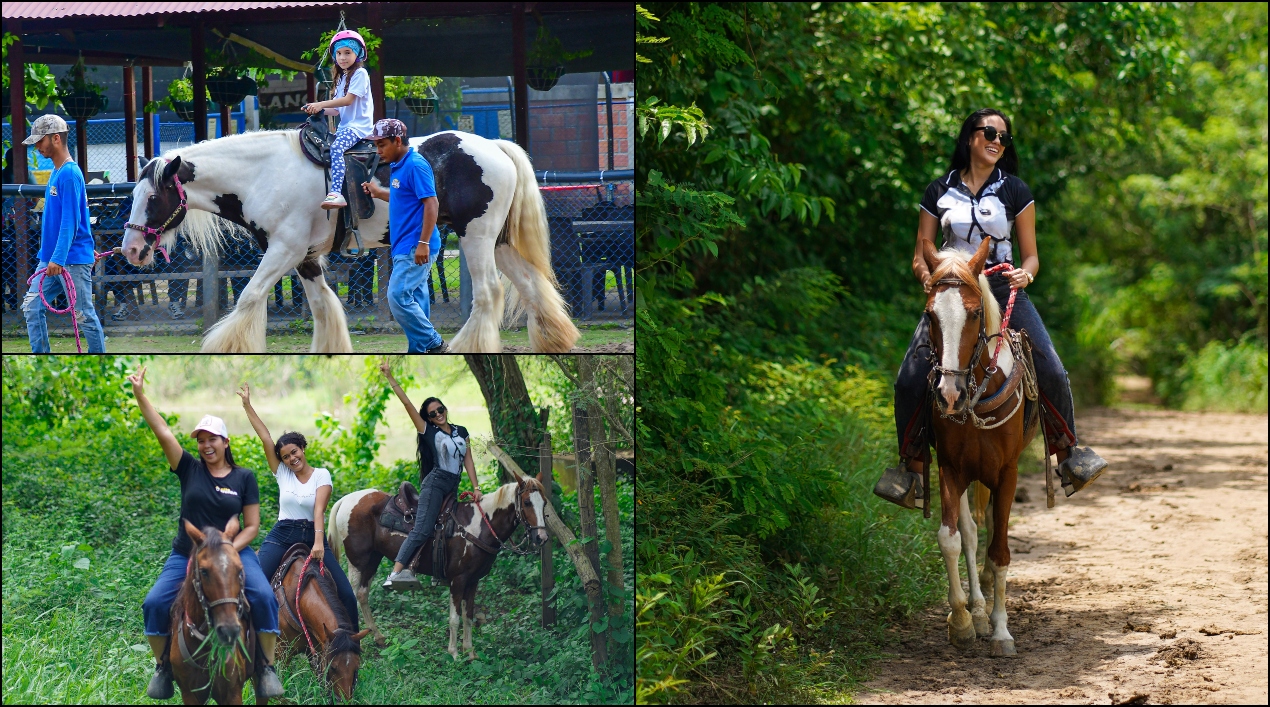 Horse riding is one of the preferred activities.