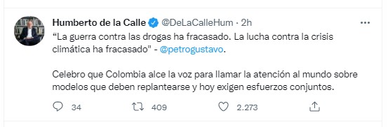 La opinión de Humberto de la Calle.