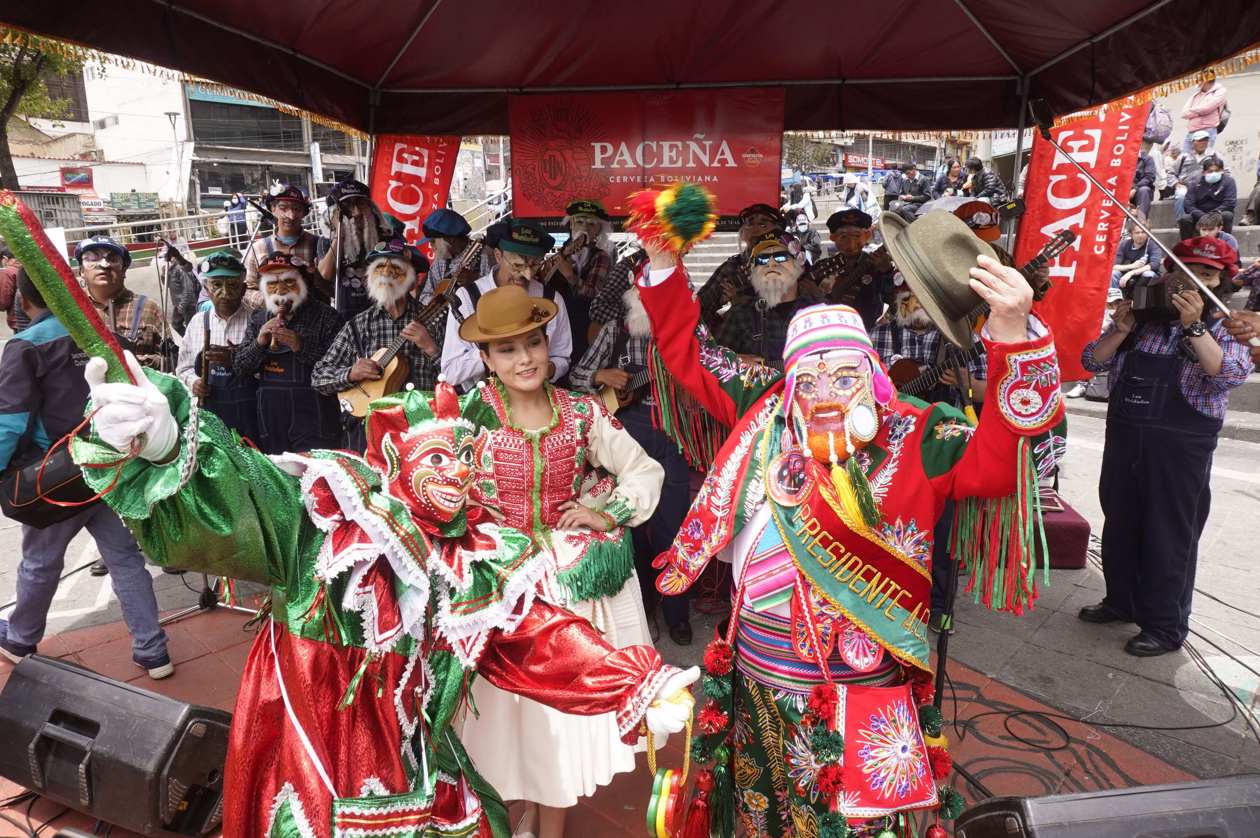 Personajes del Carnaval de Bolivia.