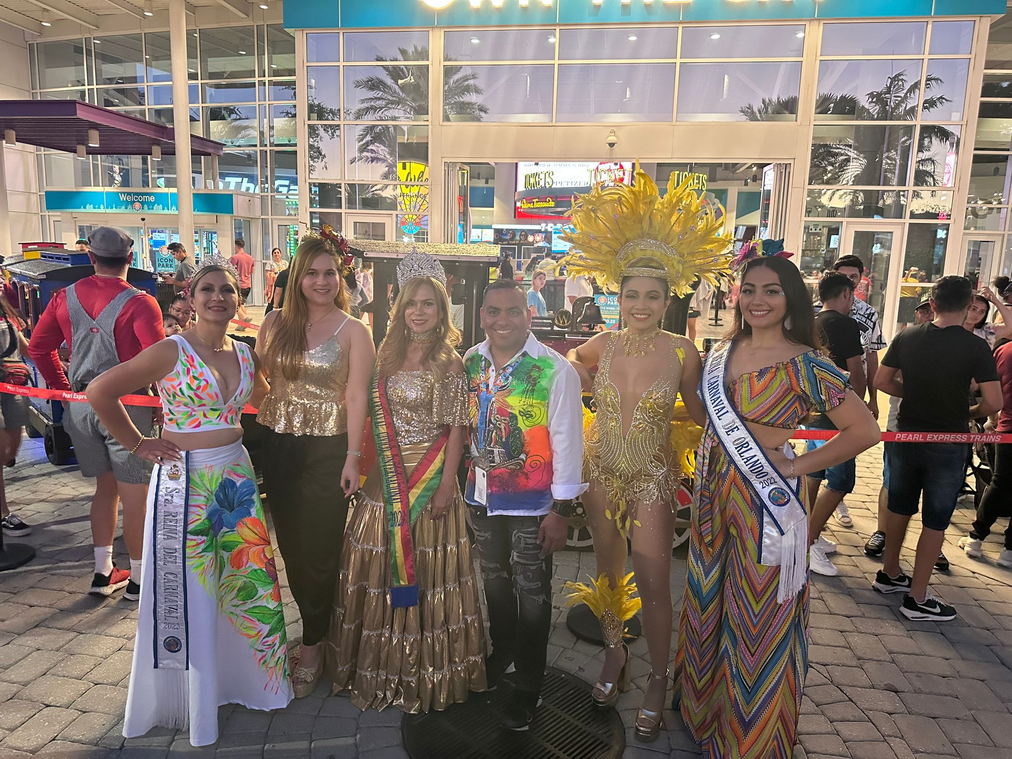 Realeza del Carnaval de Barranquilla en Orlando, Florida.