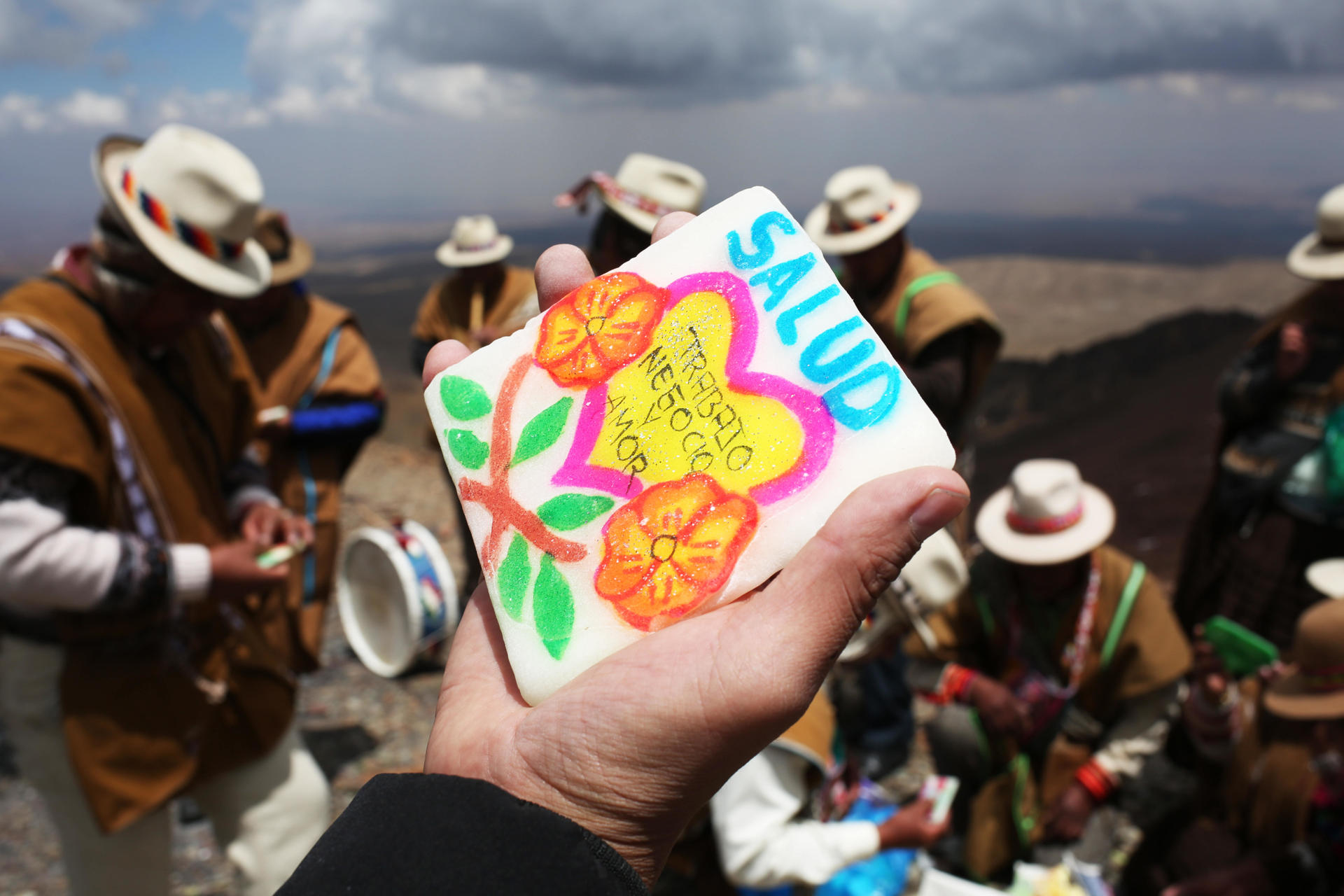 Aimaras realizan ritual al Pachamama