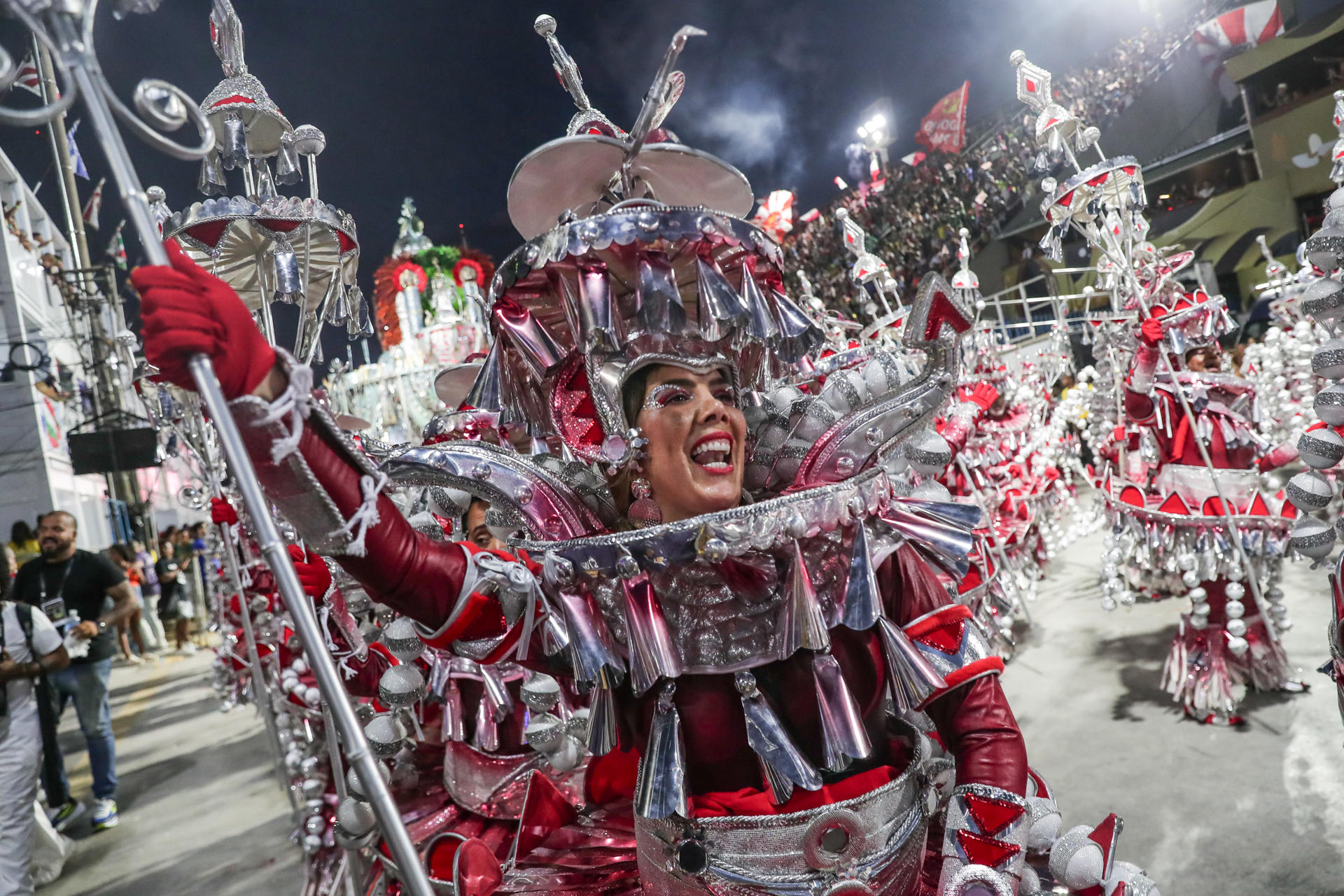 Desfile en el Carnaval de Río de Janeiro. 