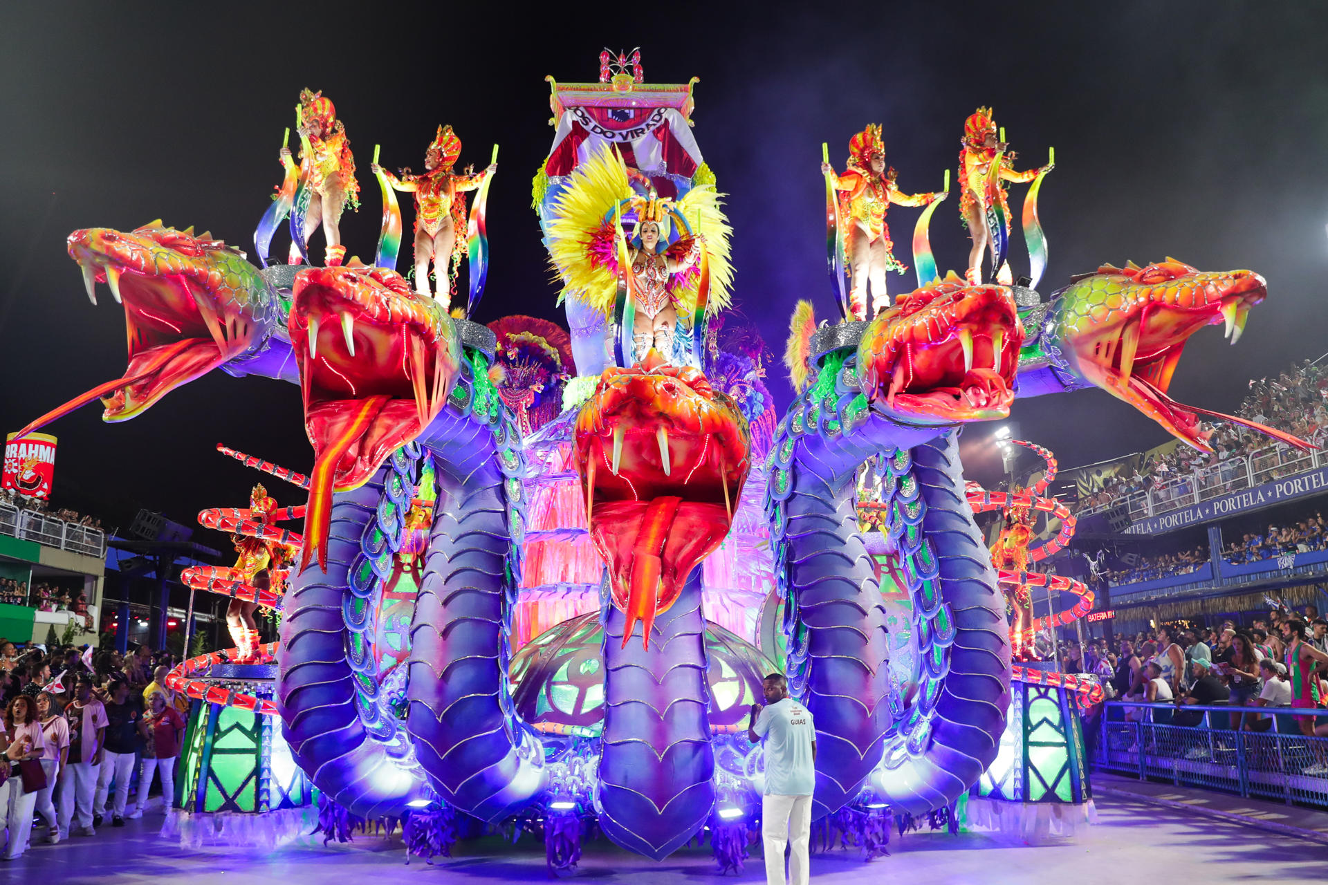 Desfile en el Carnaval de Río de Janeiro. 