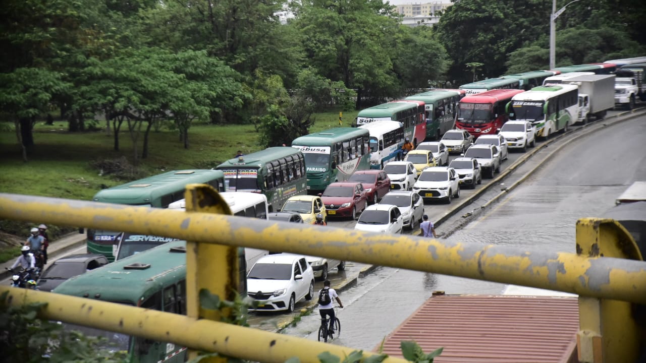 Así luce la movilidad en el sector.