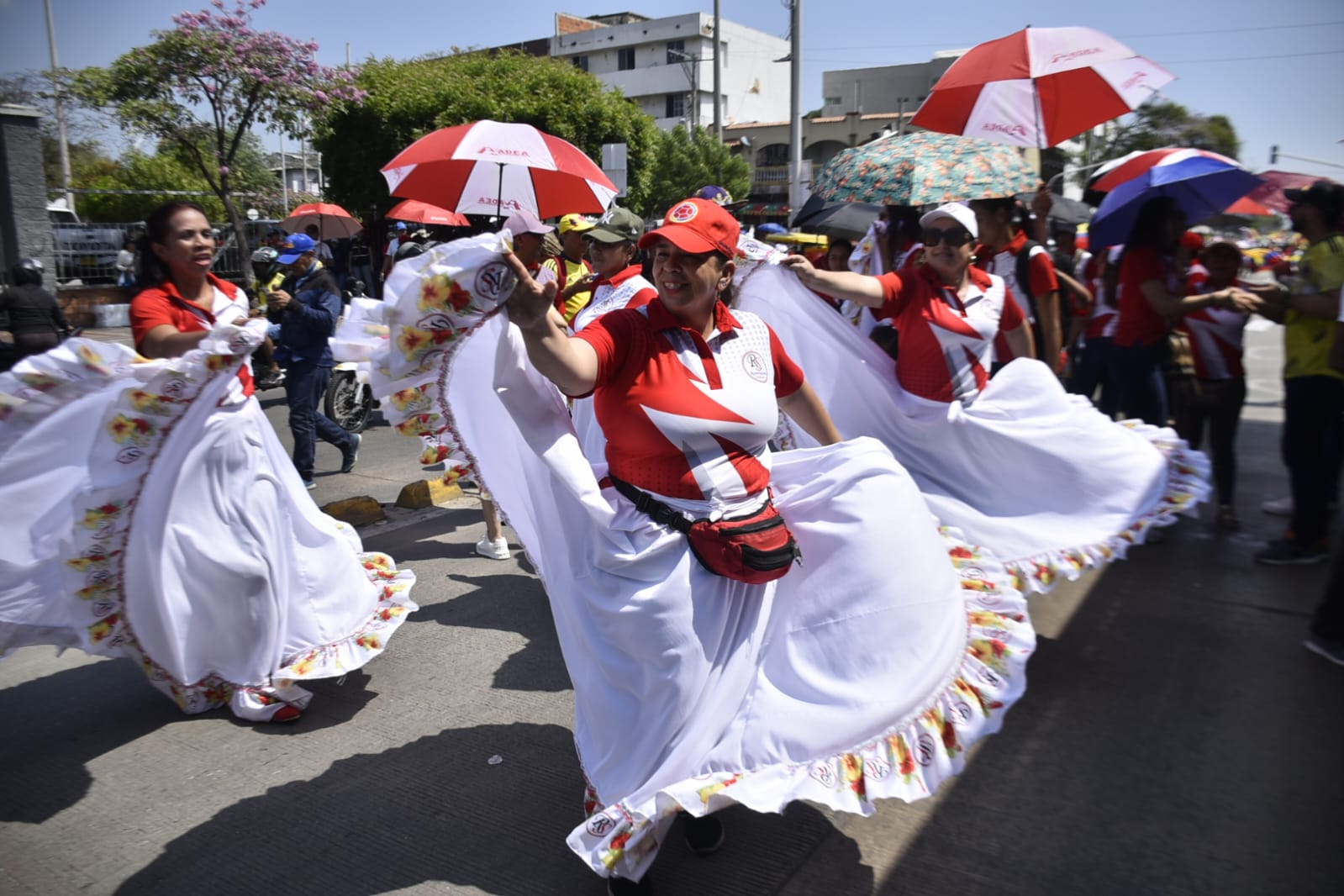 La Adea hizo presencia en la marcha. 