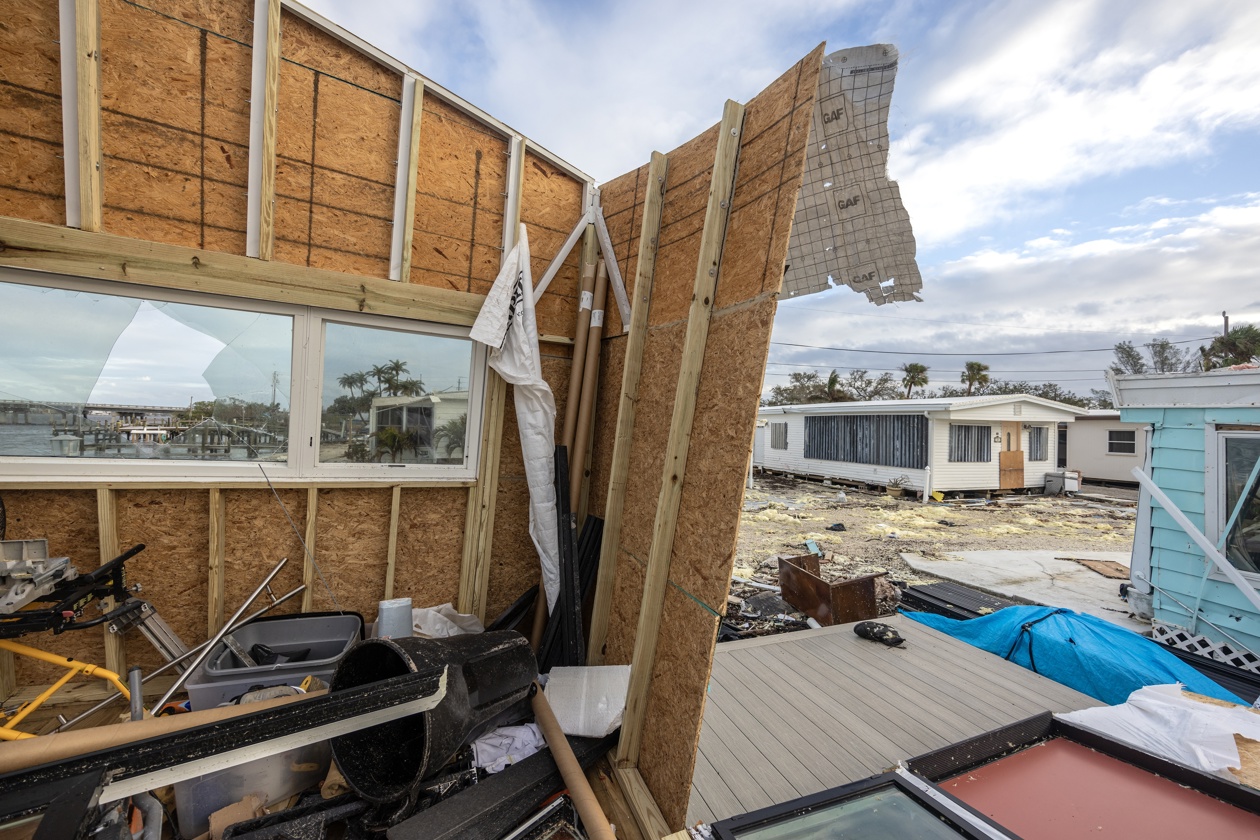 La destrucción de Milton en Florida.