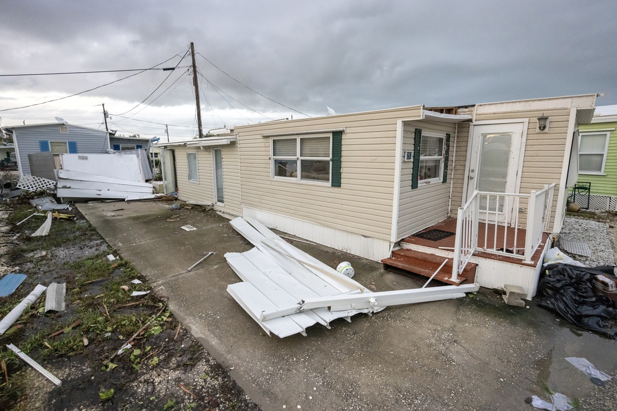 La destrucción de Milton en Florida.