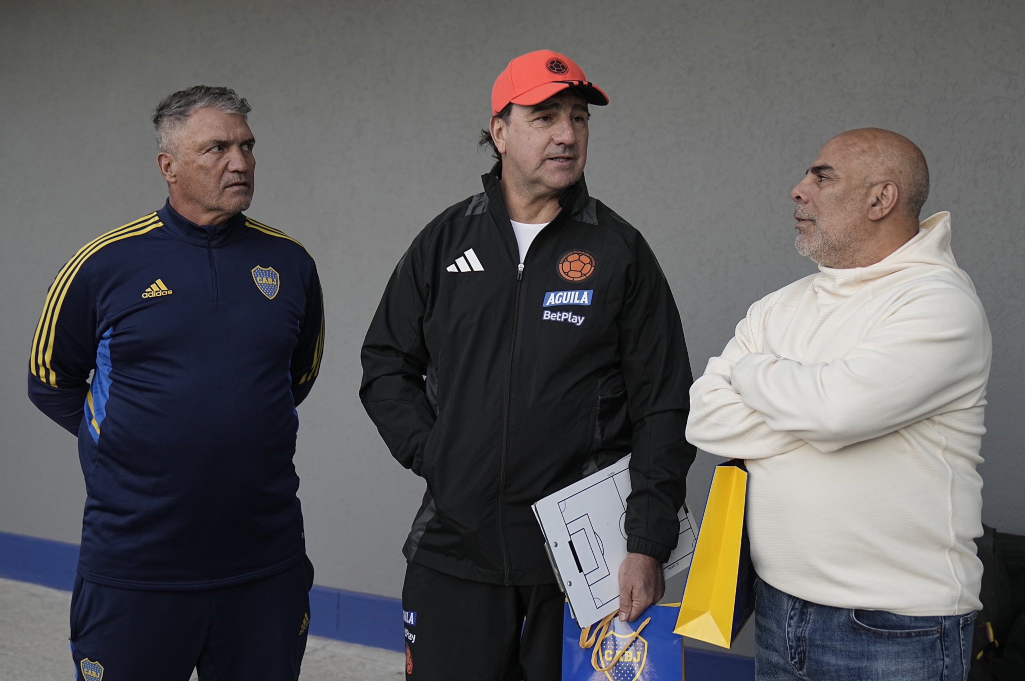 Blas Giunta, Néstor Lorenzo y Mauricio 'Chicho' Serna.