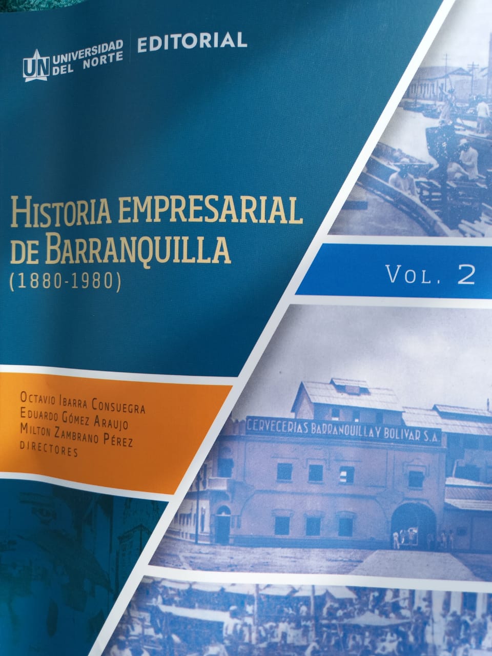 Portada Historia empresarial de Barranquilla Vol. 2