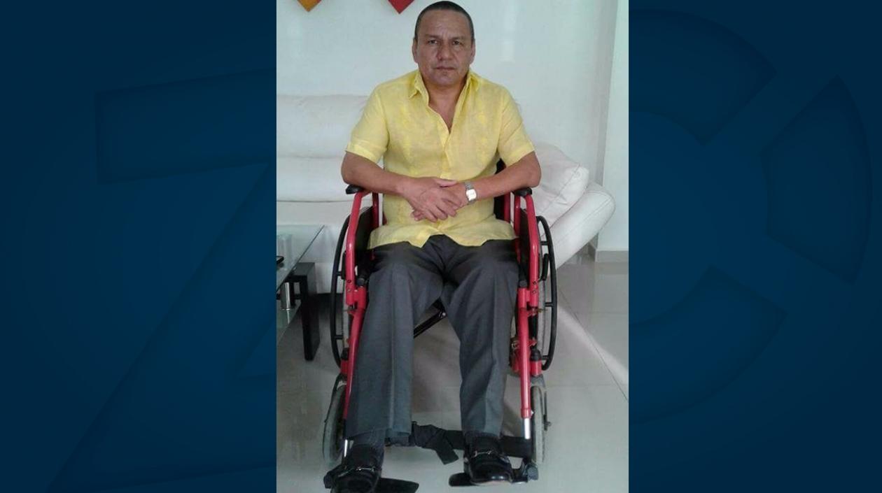Alci Villanueva quedó en silla de rueda tras el atentado.