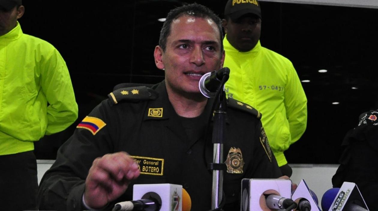 Brigadier General Mariano Botero Coy, comandante de la Policía Metropolitana de Barranquilla.