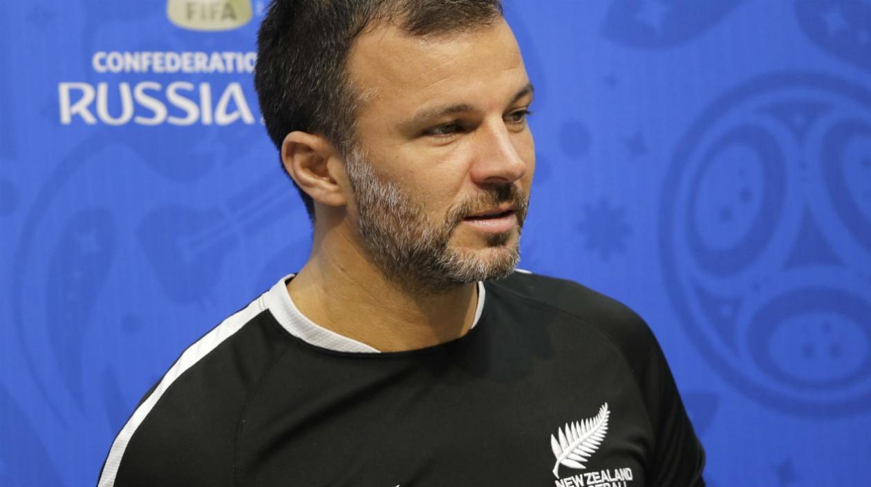 Anthony Hudson, técnico de la Selección Nueva Zelanda. 