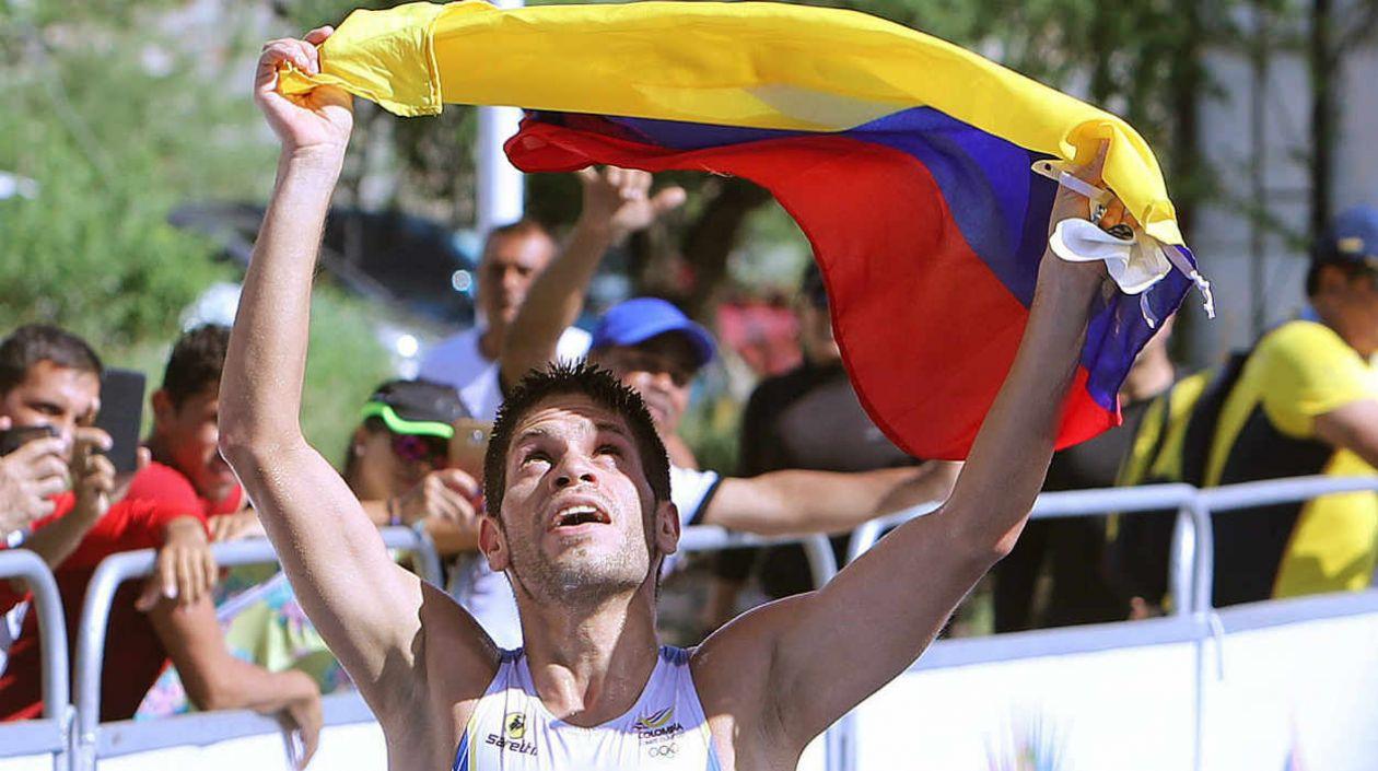 Carlos Quinchará, atleta colombiano. 