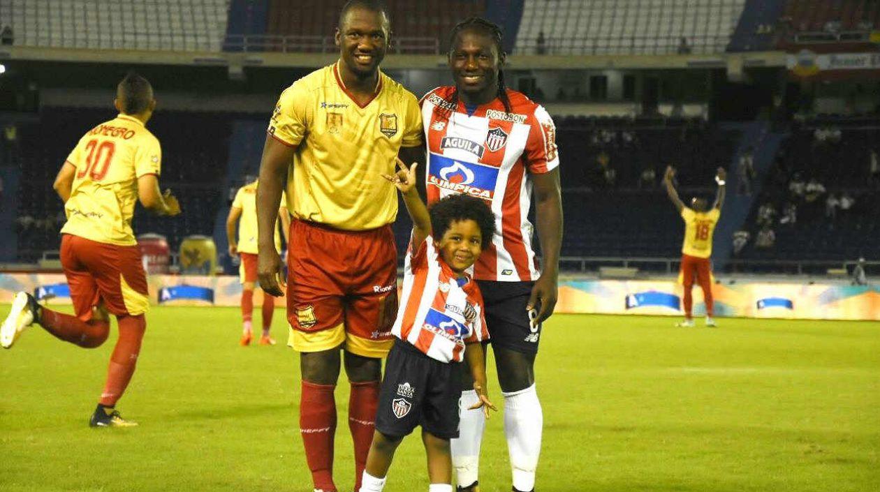 Felipe Chará, Yimmi Chará y el hijo de este Juan Pablo Chará.