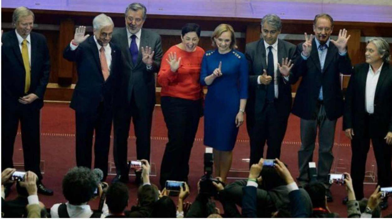 Los ocho candidatos a la Presidencia de Chile