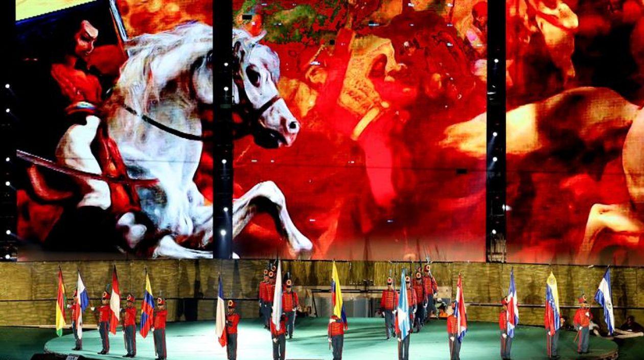 Imágenes de la inauguración de los Juegos Bolivarianos.