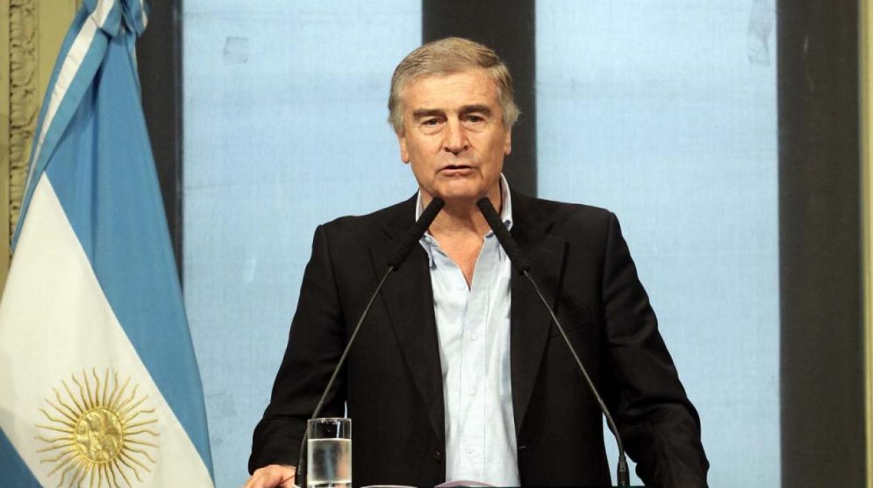 El ministro de Defensa argentino, Oscar Aguad.