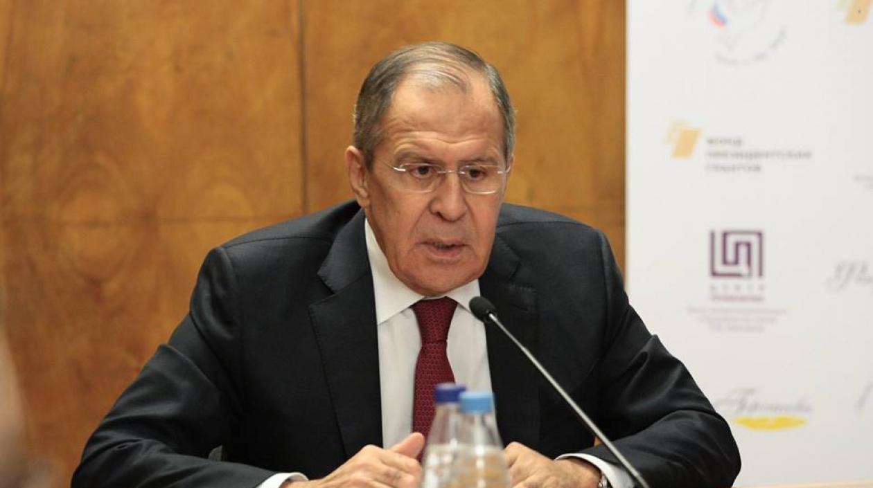 El ministro de Exteriores de Rusia, Serguéi Lavrov.