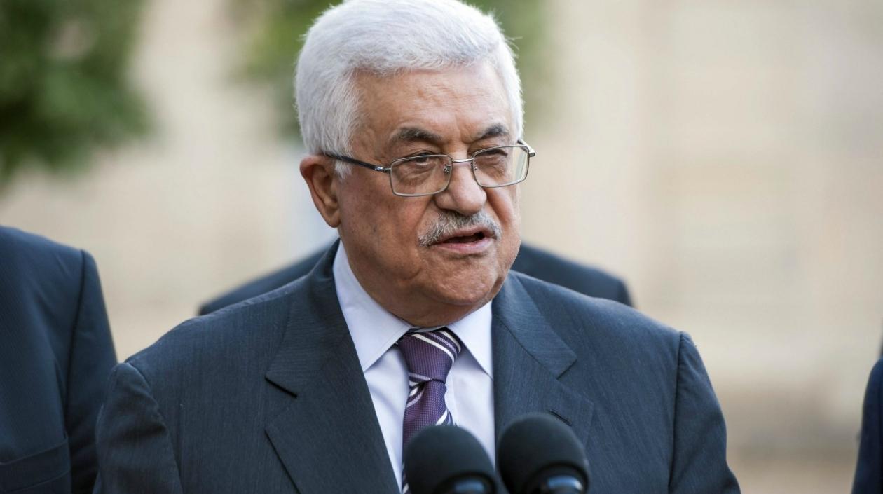  Mahmud Abás, presidente palestino.