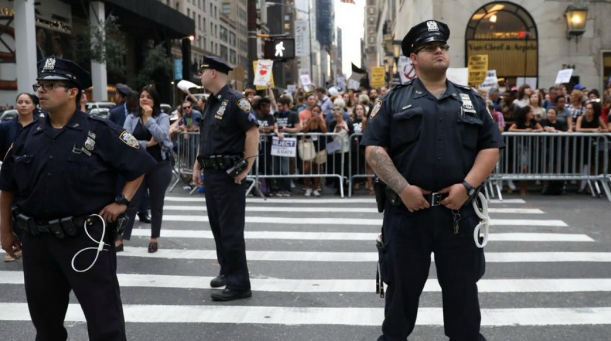 La Policía está en el lugar de los hechos en Manhattan.