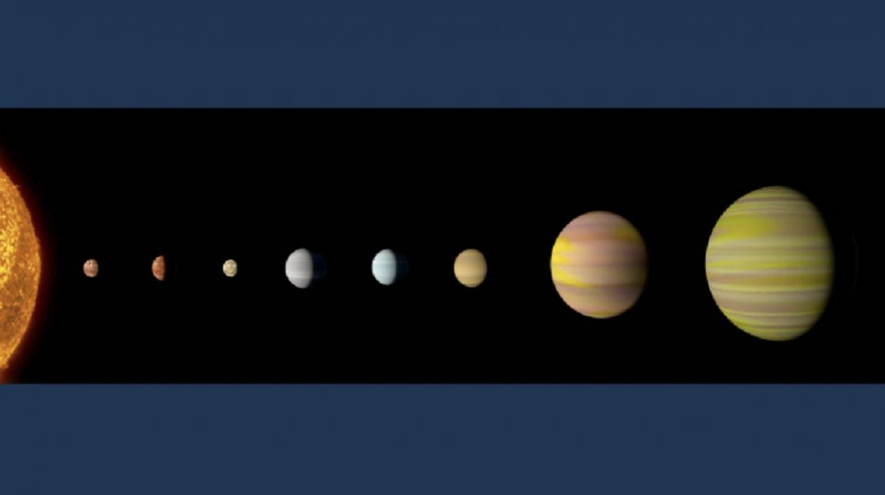 Sistema solar llamado Kepler-90.