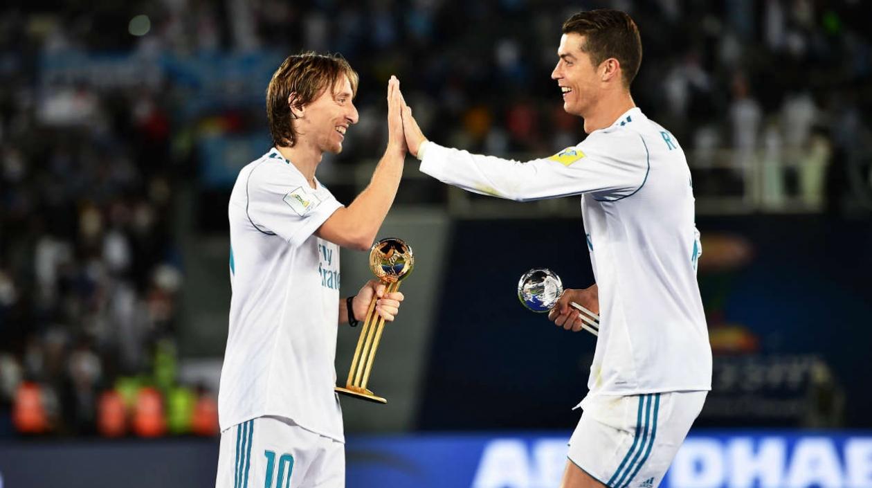 Luka Modric y Cristiano Ronaldo fueron premiados. 