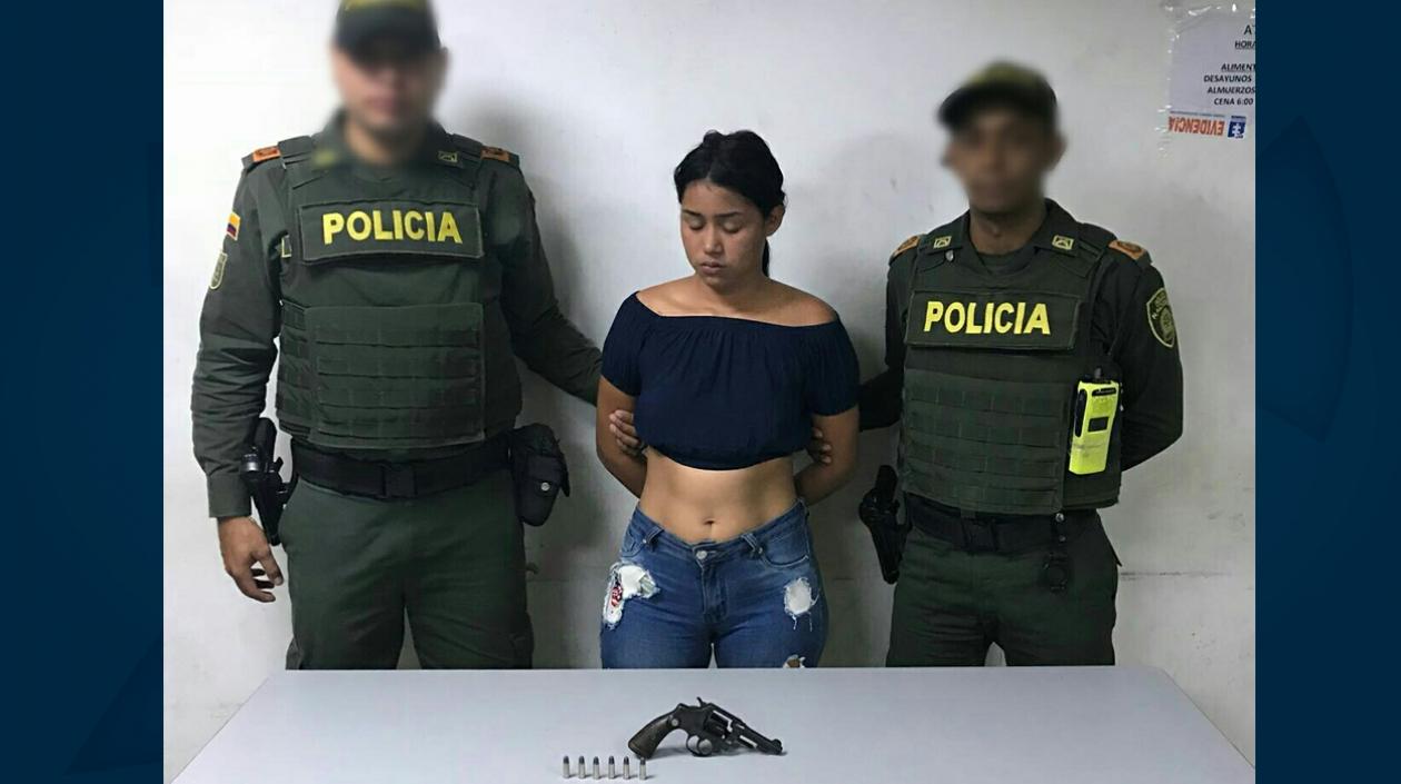 Ana María Sarmiento, la capturada.