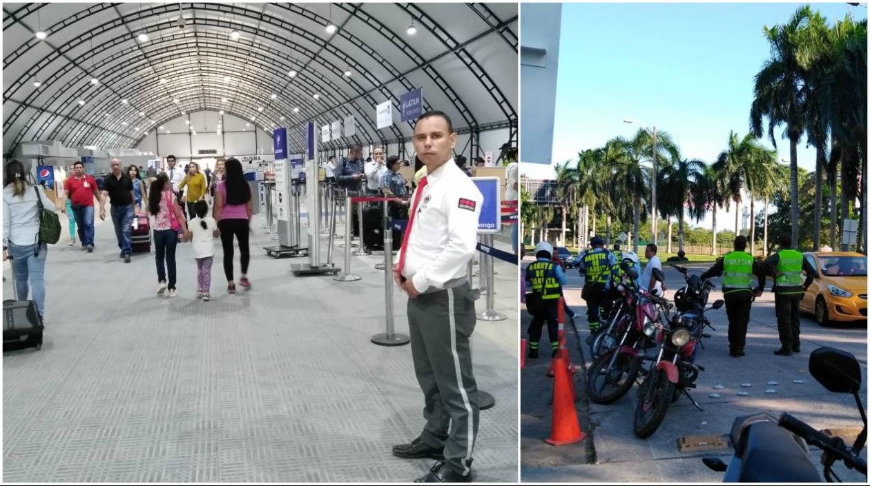 Medidas de seguridad y para facilitar el arribo y salida de viajeros implementó el aeropuerto Ernesto Cortissoz.