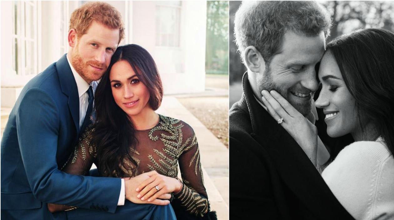 Fotografía oficial del compromiso del príncipe Enrique de Inglaterra y de la actriz estadounidense Meghan Markle realizada por el fotógrafo británico Alexi Lubomirski.