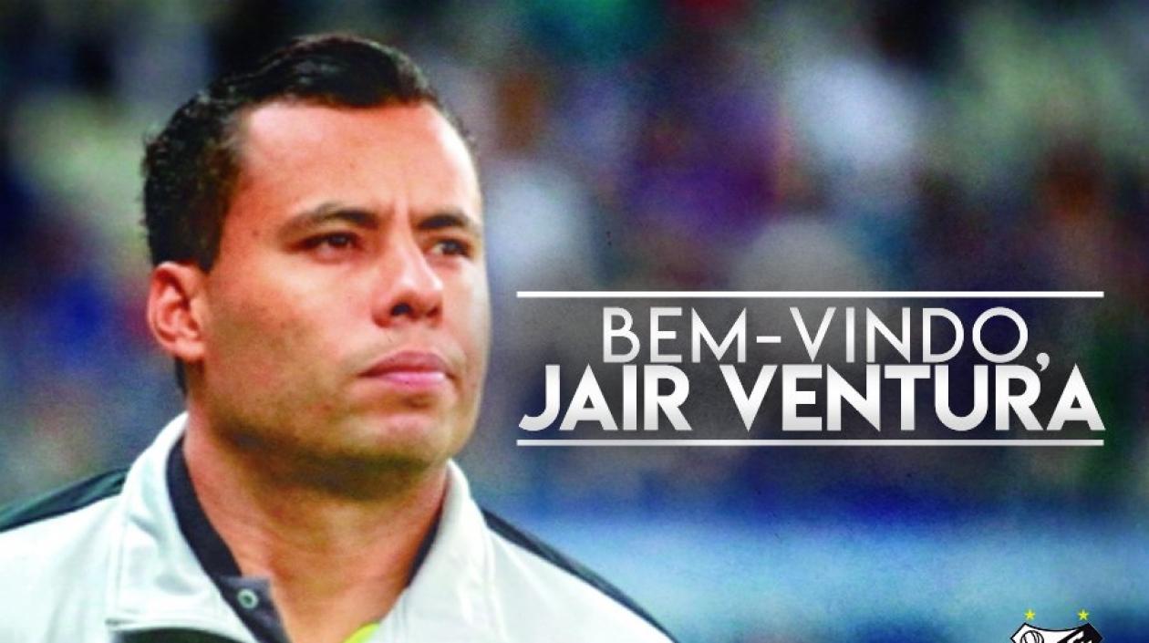 Jair Ventura, nuevo técnico del Santos. 
