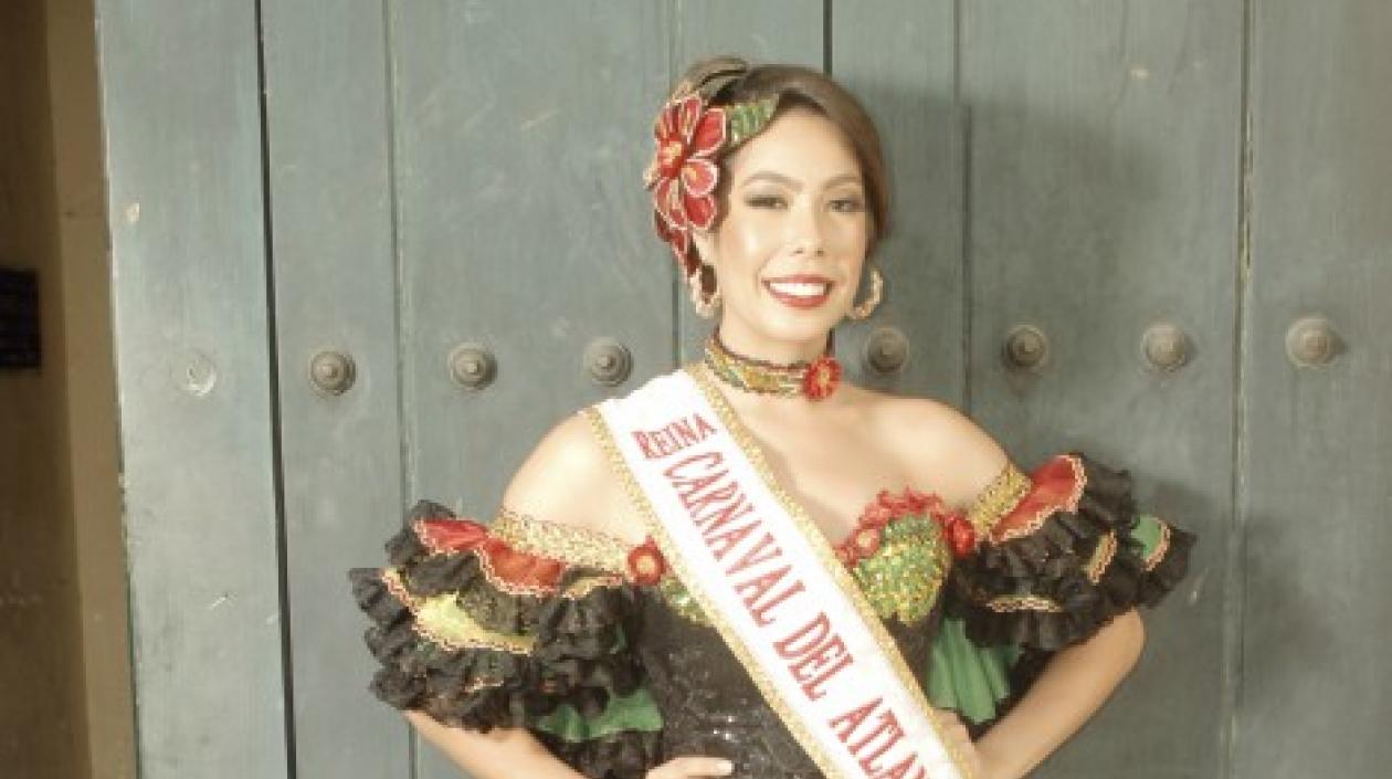  María Alejandra Borrás Fernández, reina del Carnaval del Atlántico.