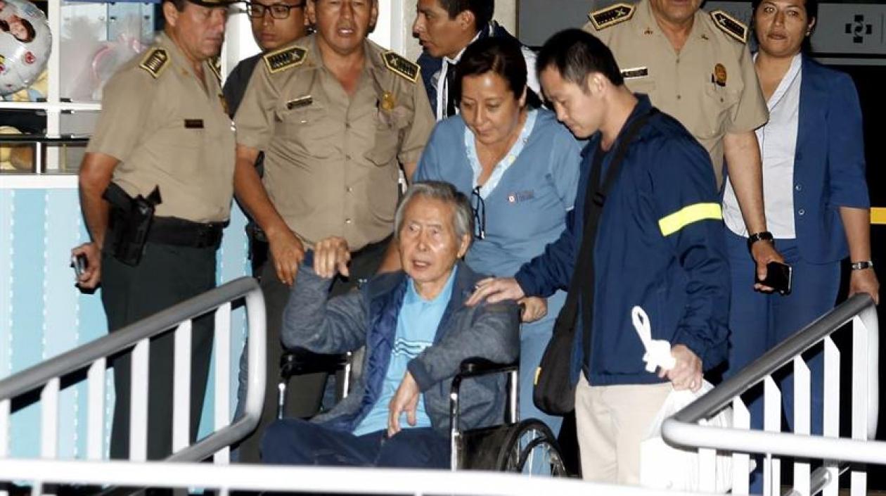 Fujimori salió del hospital el pasado viernes.