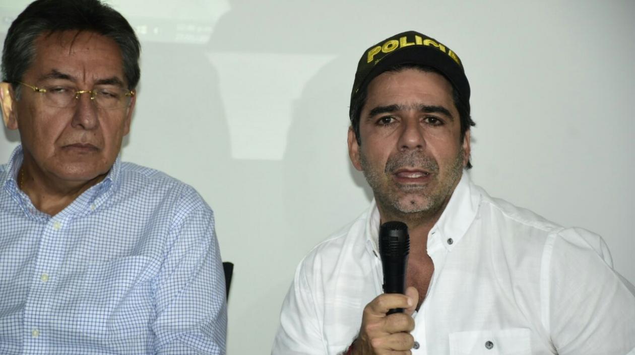 Alcalde Char junto al Fiscal Néstor Humberto Martínez.