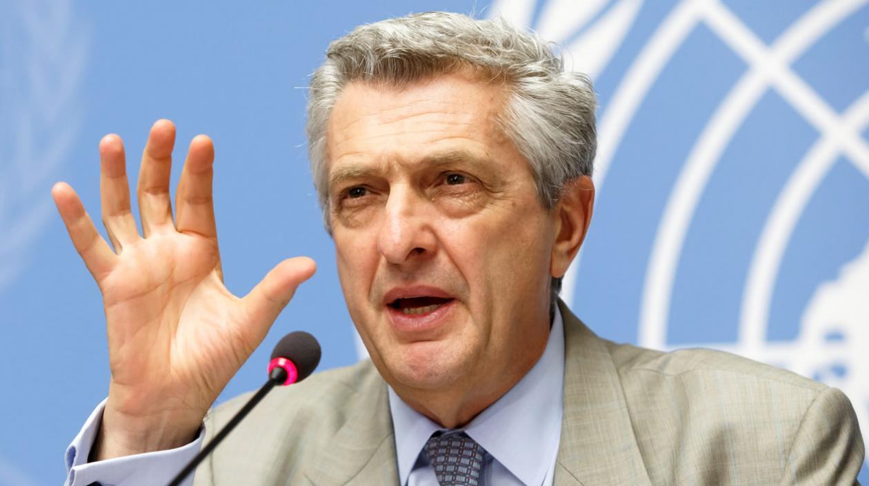 El alto comisionado de Naciones Unidas para los refugiados, el italiano Filippo Grandi